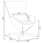 Sillón huevo Gris Claro 63 x 73 x 90 cm Terciopelo