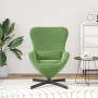 Sillón huevo Verde claro 63 x 73 x 90 cm Terciopelo