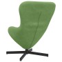 Sillón huevo Verde claro 63 x 73 x 90 cm Terciopelo