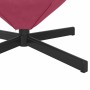 Sillón huevo Rojo vino tinto 63 x 73 x 90 cm Terciopelo
