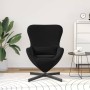 Sillón huevo Negro 63 x 73 x 90 cm Terciopelo
