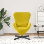 Sillón huevo Amarillo 63 x 73 x 90 cm Terciopelo