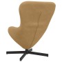 Sillón huevo Marrón 63 x 73 x 90 cm Terciopelo