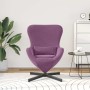 Sillón huevo Morado 63 x 73 x 90 cm Terciopelo