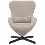 Sillón huevo Gris claro 63 x 73 x 90 cm