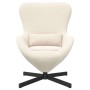 Sillón huevo Crema 63 x 73 x 90 cm