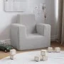 Sofá para niños felpa suave gris claro de vidaXL, Mobiliario para bebés y niños pequeños - Ref: Foro24-341834, Precio: 33,86 ...