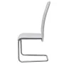 Cantilever dining chairs 4 units white synthetic leather by vidaXL, dining chairs - Ref: Foro24-242288, Price: 196,87 €, Disc...