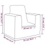 Cream soft plush children's sofa by vidaXL, Baby and Toddler Furniture - Ref: Foro24-341836, Price: 26,02 €, Discount: %