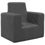 Sofá para niños felpa suave gris antracita by vidaXL, Baby and Toddler Furniture - Ref: Foro24-341835, Price: 37,67 €, Discou...