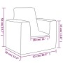 Sofá para niños felpa suave gris antracita by vidaXL, Baby and Toddler Furniture - Ref: Foro24-341835, Price: 37,67 €, Discou...