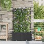 Jardineras Negro 80 x 40 x 142 cm Acero en Maceteros y jardineras | Comprar online en Foro24