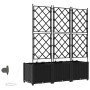 Jardineras Negro 120 x 40 x 142 cm Acero en Maceteros y jardineras | Comprar online en Foro24