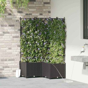 Jardineras Negro 80 x 80 x 142 cm Acero