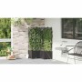 Jardineras Negro 80 x 80 x 142 cm Acero en Maceteros y jardineras | Comprar online en Foro24