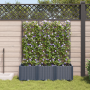 Maceta de jardín con enrejado 3 pcs Gris 120 x 40 x 143 cm PP en Maceteros y jardineras | Comprar online en Foro24