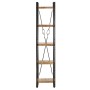 5-stufiges Regal aus massivem Mangoholz, 40 x 30 x 180 cm von vidaXL, Bücherregale und Regale - Ref: Foro24-320616, Preis: 18...