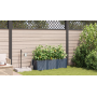 Jardineras Gris 120 x 40 x 37.5 cm Acero