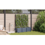 Jardineras Gris 120 x 40 x 142 cm Acero en Maceteros y jardineras | Comprar online en Foro24