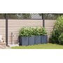 Jardineras Gris 160 x 40 x 52 cm Acero en Maceteros y jardineras | Comprar online en Foro24