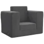 Anthrazitgraues Kinderschlafsofa aus weichem Plüsch von vidaXL, Baby- und Kleinkindmöbel - Ref: Foro24-341847, Preis: 42,20 €...