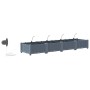 Jardineras Gris claro 160 x 40 x 22 cm Acero en Maceteros y jardineras | Comprar online en Foro24
