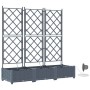 Jardineras Gris claro 120 x 40 x 126 cm Acero en Maceteros y jardineras | Comprar online en Foro24