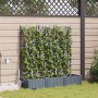 Jardineras Gris claro 120 x 40 x 126 cm Acero en Maceteros y jardineras | Comprar online en Foro24