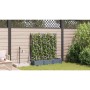 Jardineras Gris claro 120 x 40 x 126 cm Acero en Maceteros y jardineras | Comprar online en Foro24