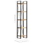 5-stufiges Regal aus massivem Mangoholz, 40 x 30 x 180 cm von vidaXL, Bücherregale und Regale - Ref: Foro24-320616, Preis: 18...