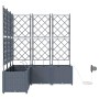 Jardineras Gris claro 120 x 120 x 142 cm Acero en Maceteros y jardineras | Comprar online en Foro24