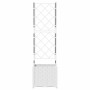 Maceta de jardín con enrejado Blanco 40 x 40 x 143 cm PP en Maceteros y jardineras | Comprar online en Foro24