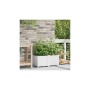 Jardineras Blanco 80 x 40 x 37.5 cm Acero en Maceteros y jardineras | Comprar online en Foro24