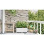 Jardineras Blanco 80 x 40 x 37.5 cm Acero en Maceteros y jardineras | Comprar online en Foro24