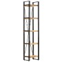 5-stufiges Regal aus massivem Mangoholz, 40 x 30 x 180 cm von vidaXL, Bücherregale und Regale - Ref: Foro24-320616, Preis: 18...