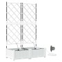Jardineras Blanco 80 x 40 x 126 cm Acero en Maceteros y jardineras | Comprar online en Foro24