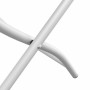 Silla Plegable para Jardín 2 pcs 55 x 56.5 x 91cm Acero