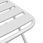 Silla Plegable para Jardín 2 pcs 55 x 56.5 x 91cm Acero
