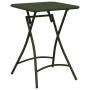 Conjunto bistro 3 pcs Verde oscuro Acero