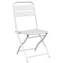 Conjunto bistro 3 pcs Blanco Acero
