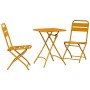 Conjunto bistro 3 pcs Mostaza Acero