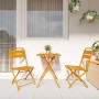 Conjunto bistro 3 pcs Mostaza Acero