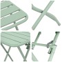 Conjunto bistro 3 pcs Menta Claro Acero