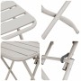 Conjunto bistro 3 pcs Beige Acero