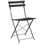 Conjunto de Bistro Plegable 3 pcs Antracita Acero
