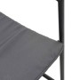 Sillas de jardín 4 pcs Negro y antracita 50.5 x 59 x 81.5 cm