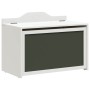 Caja de Juguetes Blanco 73 x 33 x 55 cm Madera contrachapada