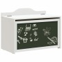 Caja de Juguetes Blanco 73 x 33 x 55 cm Madera contrachapada