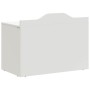 Caja de Juguetes Blanco 73 x 33 x 55 cm Madera contrachapada