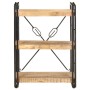 3-stufiges Regal aus massivem Mangoholz 60x30x80 cm von vidaXL, Bücherregale und Regale - Ref: Foro24-320618, Preis: 121,19 €...
